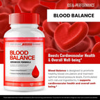 Blood Balance Blood Formula Support Supplement - Cápsulas para Circulación Saludable, 3 Envases