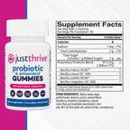 Just Thrive Probiotic Gummies – Gomitas probióticas para toda la familia (30 unidades)