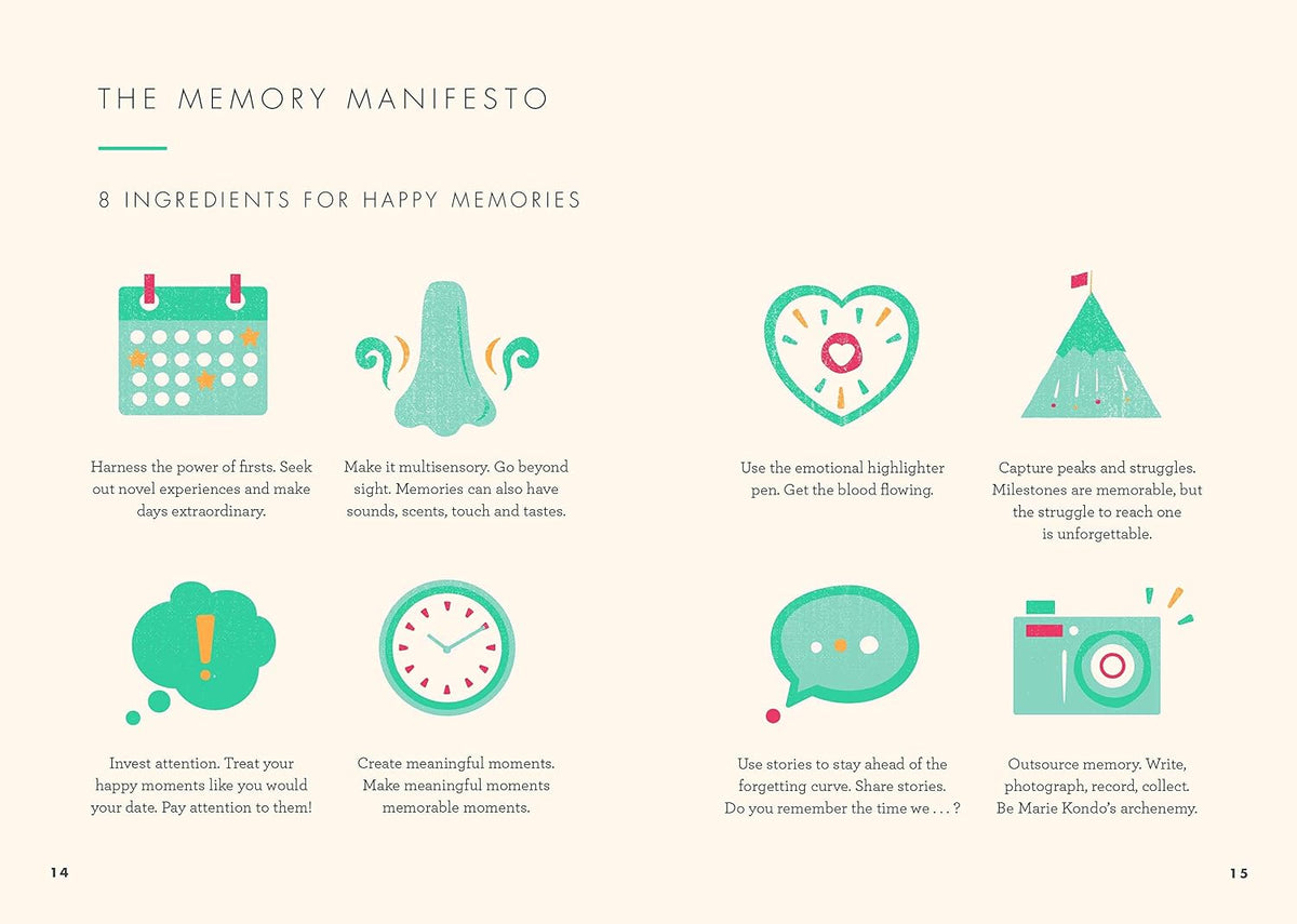 The Art of Making Memories: How to Create – Ilustraciones y fotografías que complementan el texto. – Image 2