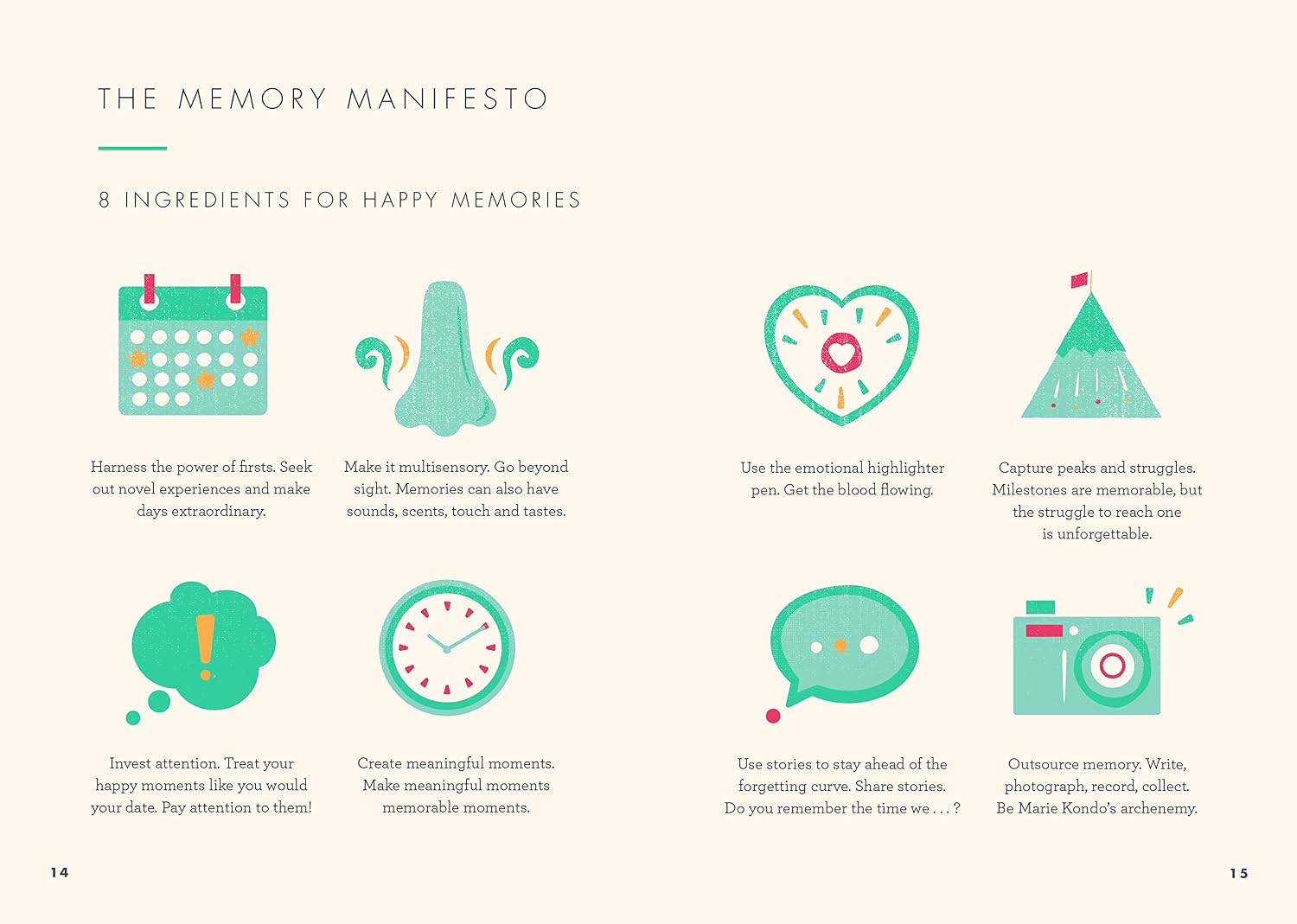 El arte de crear recuerdos: Cómo crear y recordar momentos felices (Colección El instituto de la felicidad, 3)
