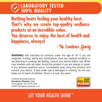 Sundance Vitamins Hair, Skin & Nails - 5000mcg Biotin with Collagen - 60 Coated Caplets - Gluten-Free & Non-GMO