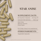 Star Anise (Anís Estrellado) 60 Cápsulas - Garden Organics