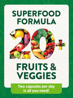 Nature's Truth Suplemento de Frutas y Verduras | 120 Cápsulas Vegetarianas | Más de 20 Frutas y Verduras | Vegetariano, No GMO y Sin Gluten