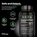 Prime Labs Fadogia Agrestis para Hombres - 600mg por Ración - 180 Cápsulas (90 Días)