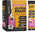 ONNIT Alpha BRAIN Instant Mezcla para Bebida de Apoyo Cognitivo, Sabor BlackBerry Lemonade, 30 Sobres de 3.7 g