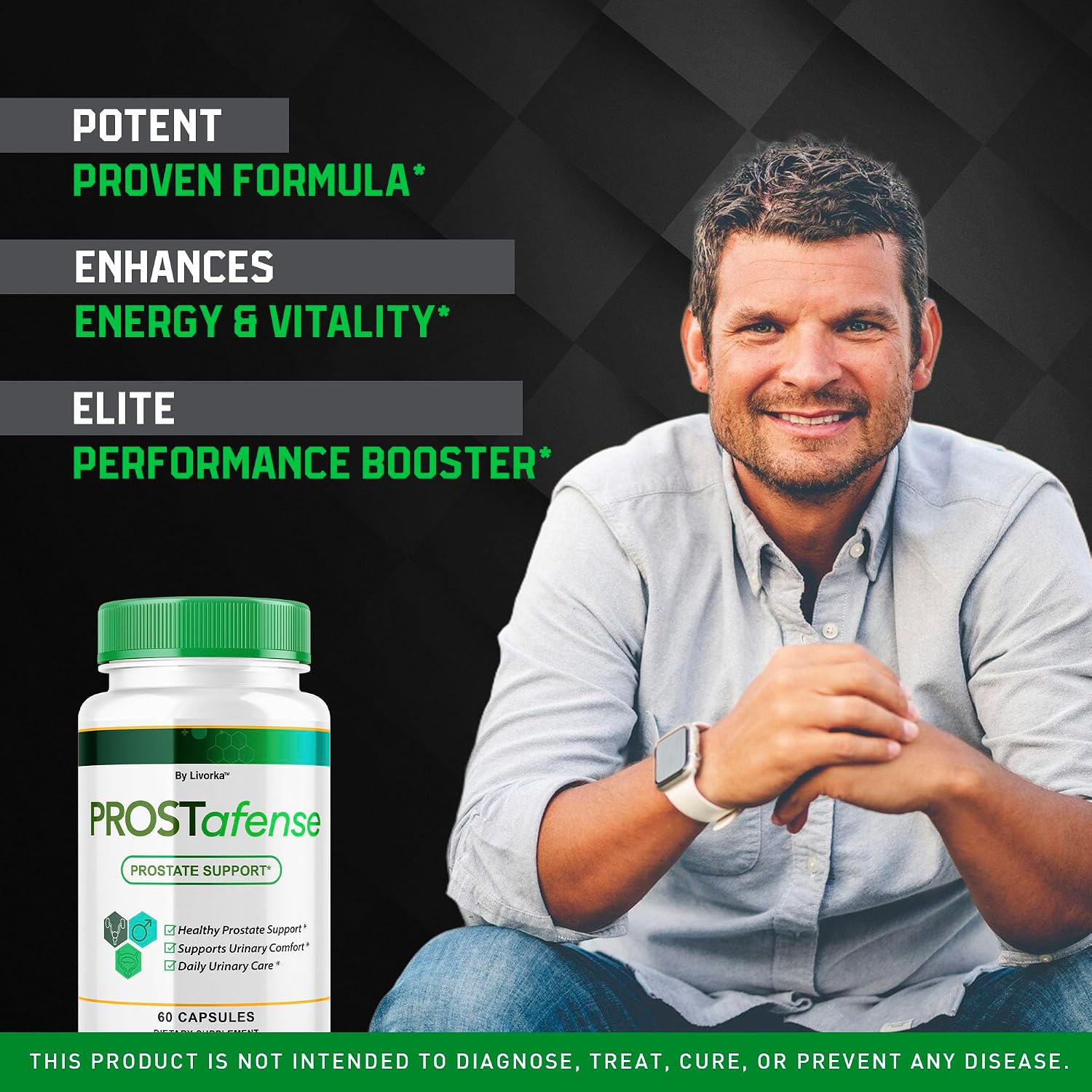 (5 Pack) Prostafense Health Supplements for Men Capsules - Official Prostafense Pills All Natural Support, Prostafence Maximum Strength Premium Formula for Daily Wellness, 300 Capsules For 5 Months