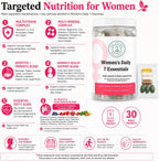 Daily 7 Essentials Pack de Vitaminas para Mujeres – Multivitamínico Diario Completo