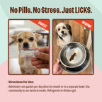 Licks Littles Skin & Allergy - Apoyo para la piel, el pelaje y las alergias estacionales en perros pequeños - Omega 3, Cúrcuma, Inositol y Vitamina C - Sobres de gel sin pastillas - Sabor a pescado - 30 sobres