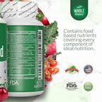 Whole Food Multivitamin for Men and Women - Complete Daily Superfood Vitamins Plus Minerals, Digestive Enzymes, Probiotics and Omegas