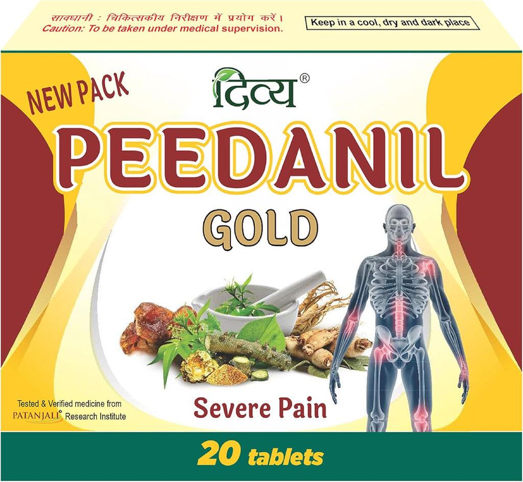 Patanjali Gold Ayurvedic Medicine for Diabetes, 20 Comprimidos