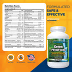 LifeSource Vitamins Phyto Green Mega-Food Cápsulas - 31 Alimentos Integrales / 38 Nutrientes Sinérgicos