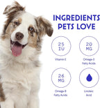 Wonder Paws Suplemento para Piel y Pelo con Aceite de Salmón para Perros - 70 Chews Blandos