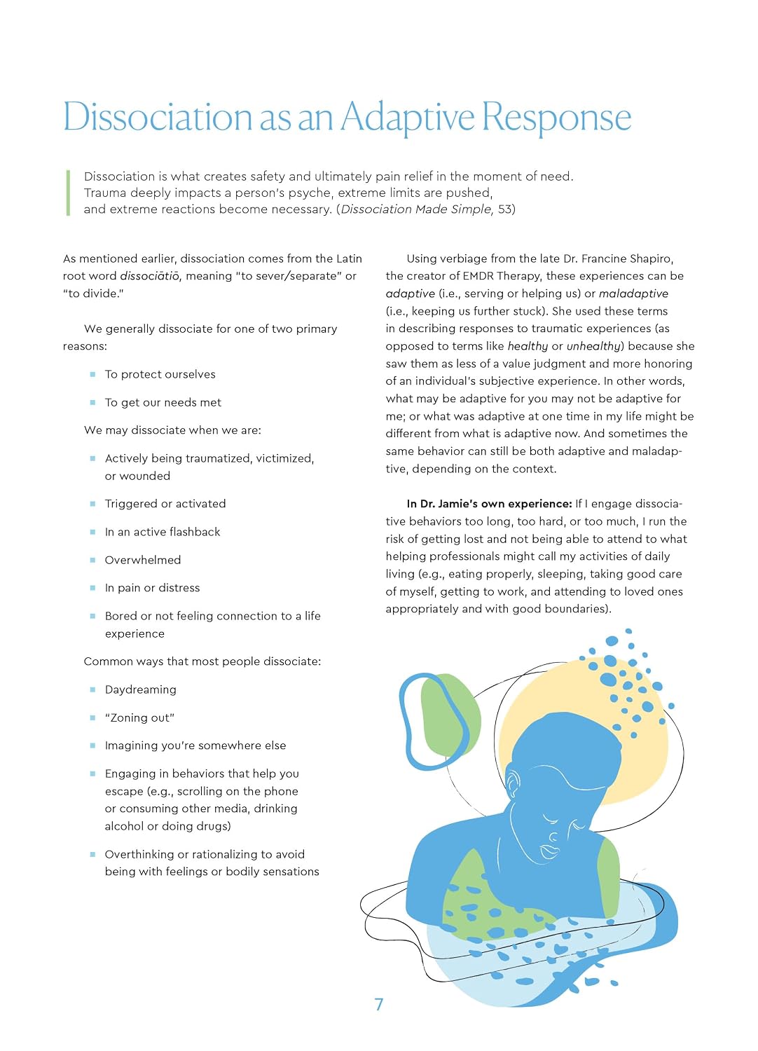 The Dissociation Made Simple Flipchart: A Visual Guide for Clinicians Working with Dissociative Clients--Addresses dissociation as a symptom of CPTSD, OSDD, DID, and trauma