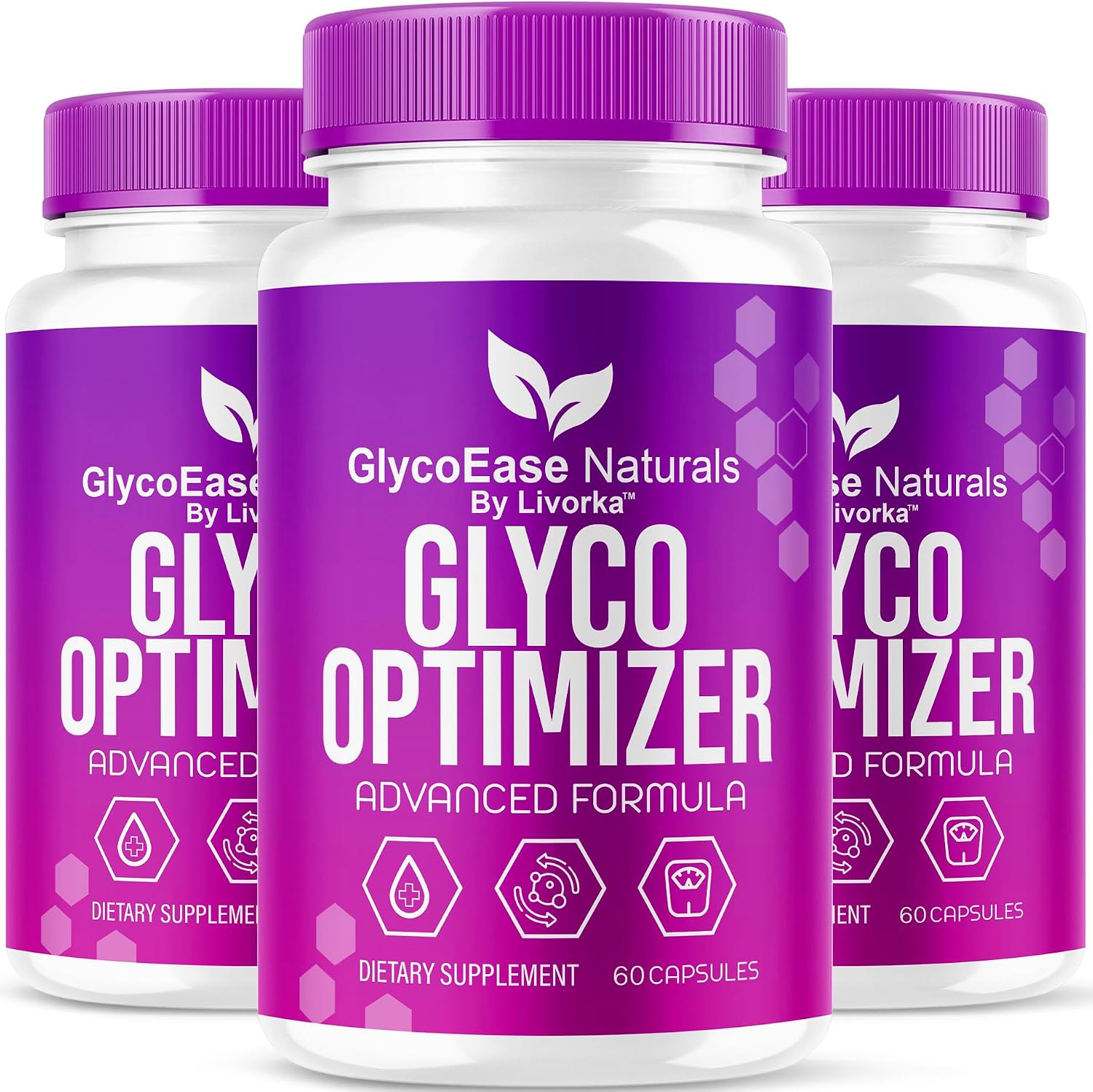 GlycoEase Glyco Optimizer - 180 Cápsulas (3 Paquetes)