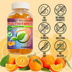 Multivitamin Gummies Veganas y Halal para Adultos