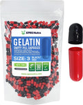 XPRS Nutra Cápsulas Vacías Tamaño 3 - 500 Unidades - Cápsulas de Gelatina Bovina para Rellenar - Haz tus Propias Cápsulas