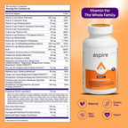 Aspire Multi+ Multivitamínico Avanzado para Hombres, Mujeres y Niños