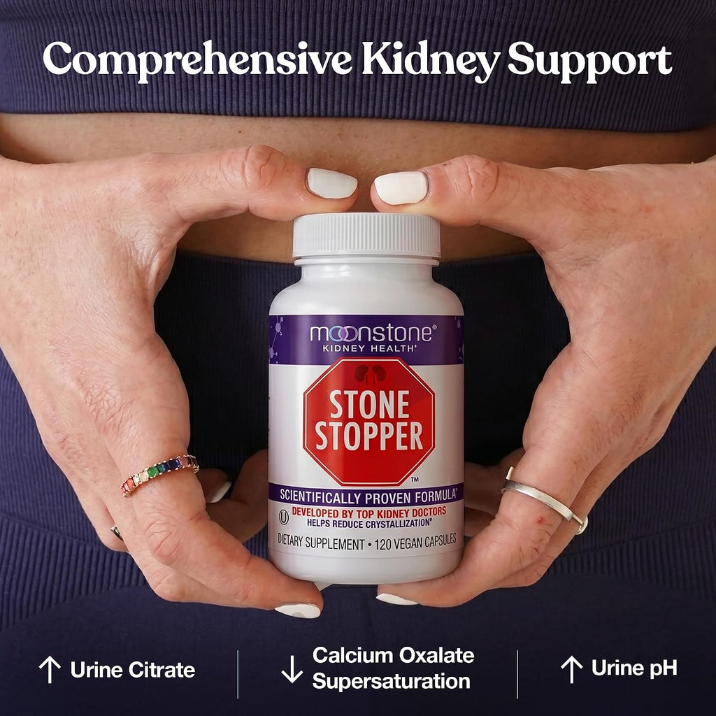 Stone Stopper Cápsulas, 240 Cápsulas – Suplemento con Citrato Alcalino para Apoyo Renal