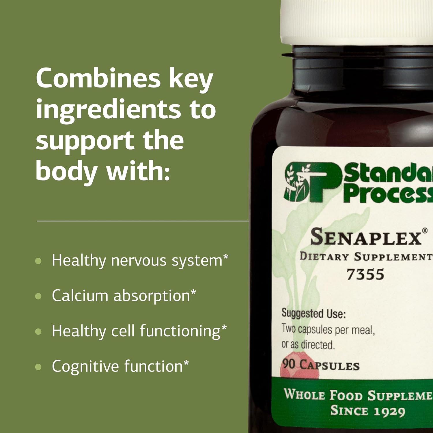 Standard Process Senaplex - 90 Cápsulas - Apoyo al Sistema Nervioso