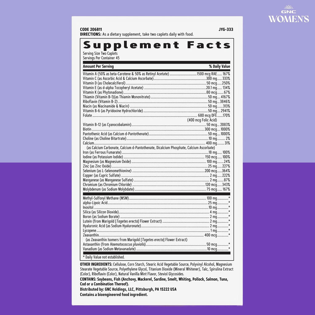 GNC Women's Active Multivitamin - 90 Cápsulas