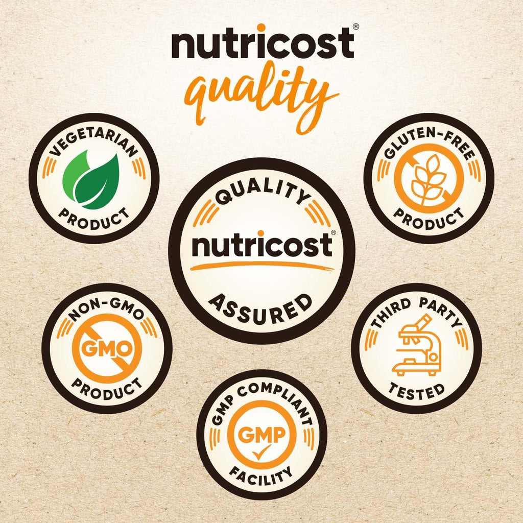 Nutricost Organic Super Greens Powder - Sabor Naranja Sunrise - 30 Raciones