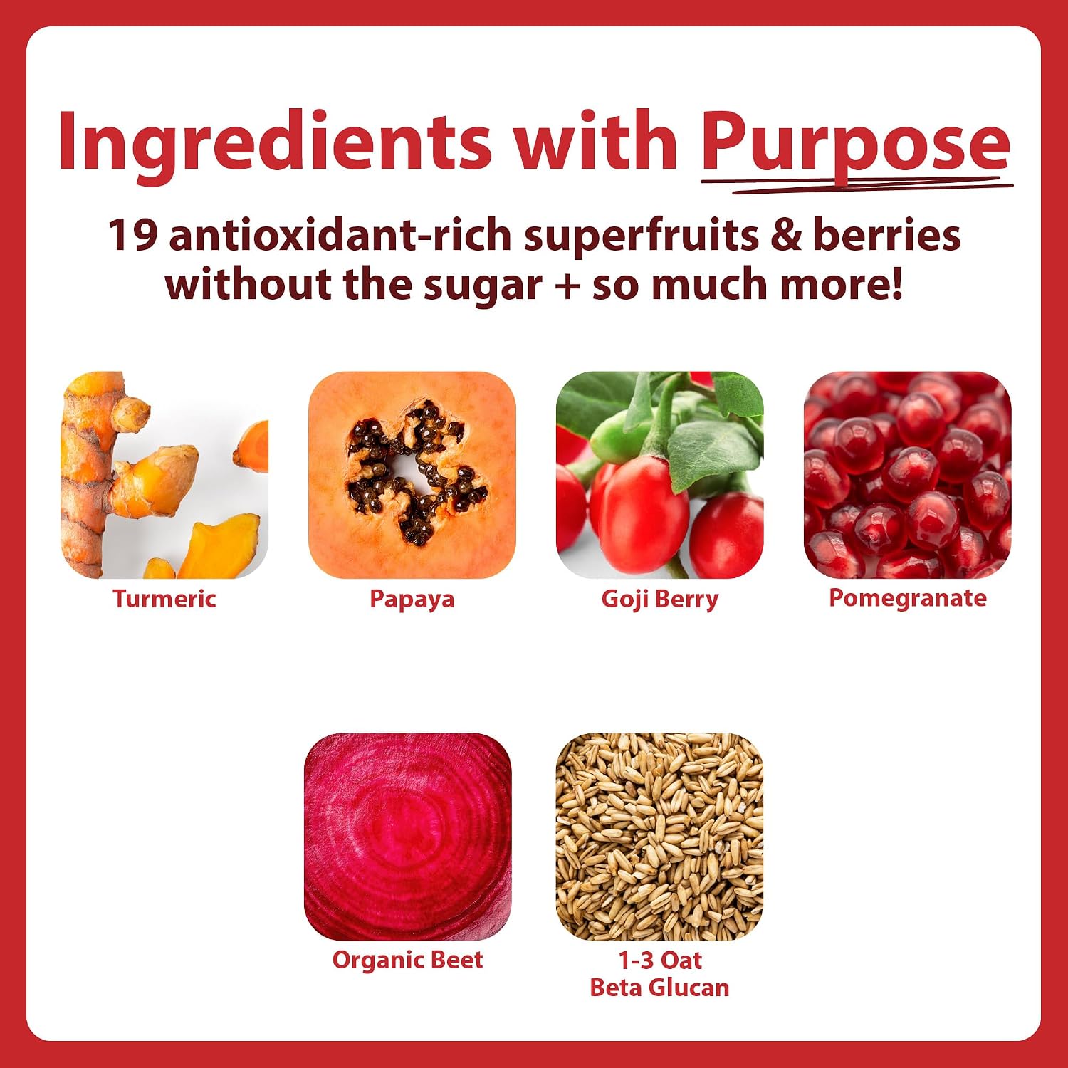 MacroLife Naturals Miracle Reds Superfood en Polvo - 12 Sobres