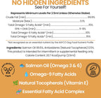 Aceite de Salmón para Perros y Gatos, 946 ml - Suplemento Rico en Omega 3 para Piel y Pelaje Saludables, Apoyo Articular e Inmunológico - Líquido Natural de Pescado - Cuidado Premium para Mascotas, Hecho en USA