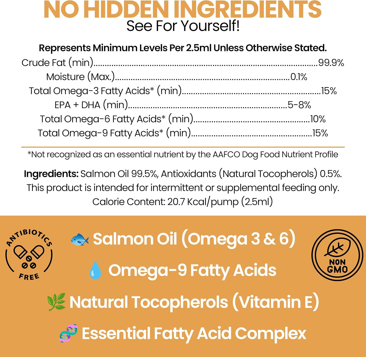 Aceite de Salmón para Perros - Suplemento de Omega 3 Noruego - 236 ml