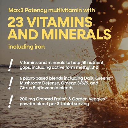 Nature's Way Alive! Max3 Potencia Diaria – Corazón y visión: La vitamina B1 contribuye al funcionamiento normal – Image 4