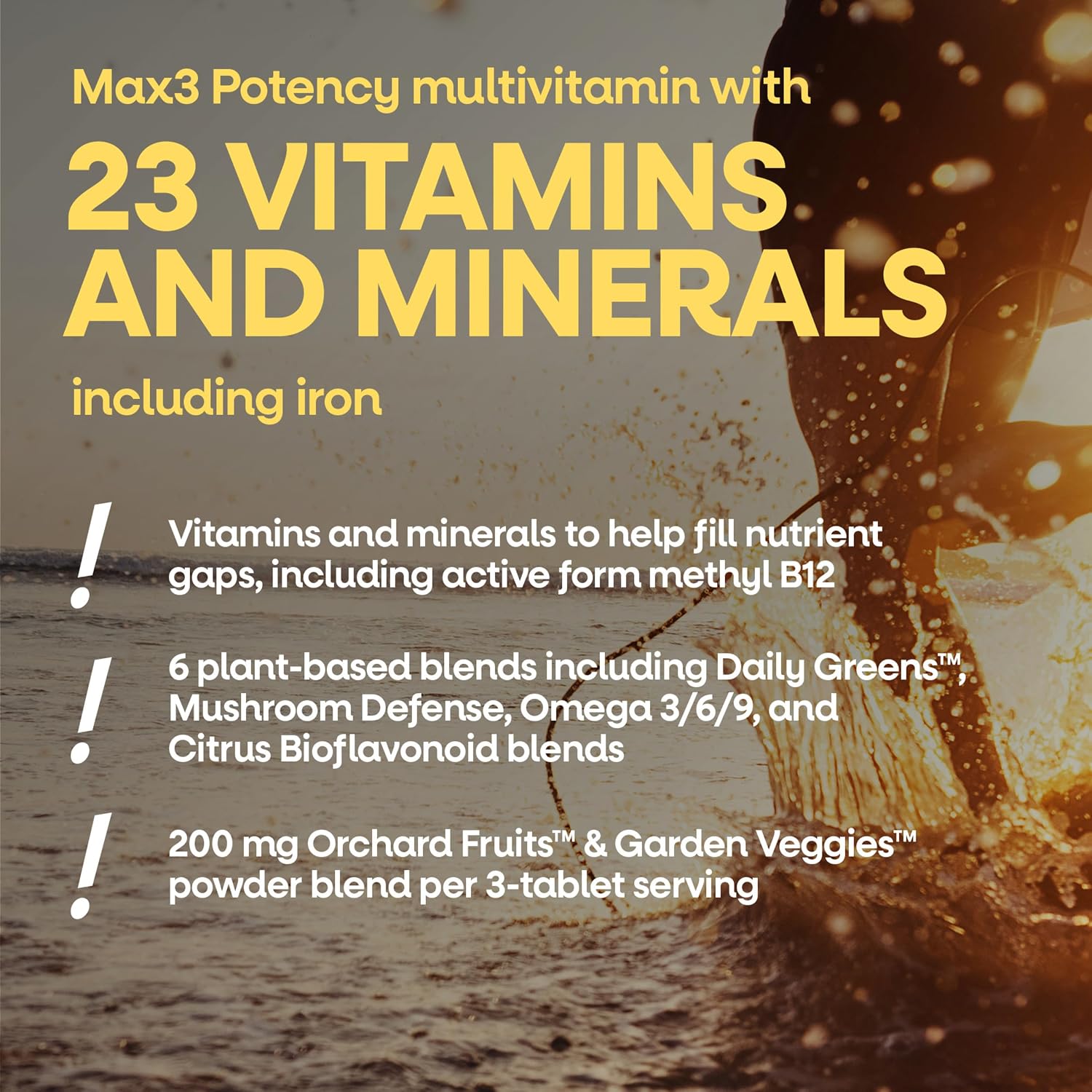 Nature's Way Alive! High Potency Daily Multivitamin with Iron, 90 Tablets