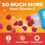 Emergen-C Kidz Gomitas de Apoyo Inmunitario con Vitamina C y B, Sabor Berry Bash, 44 uds