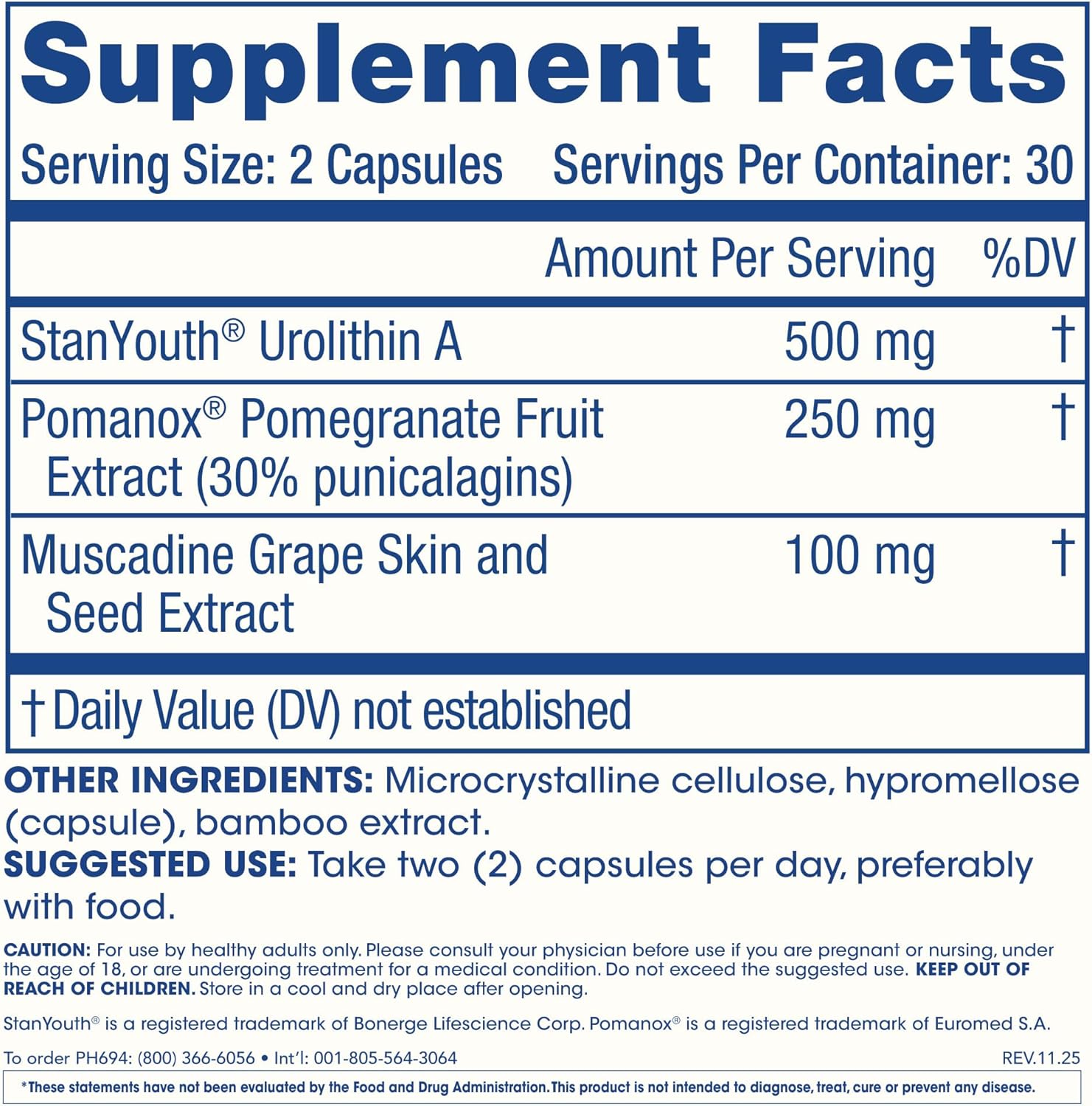 ProHealth Full Spectrum Urolithin A, 60 Cápsulas
