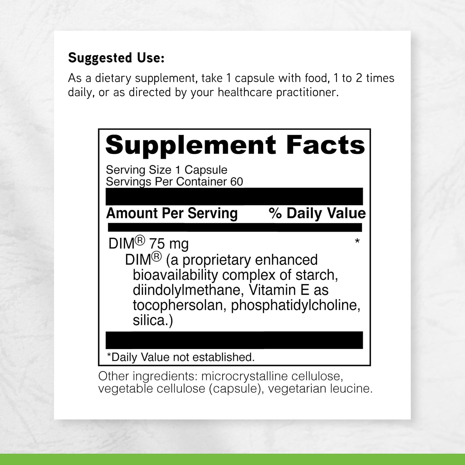 DAVINCI Labs DimPro - Suplemento para el Equilibrio Hormonal con Vitamina E - 60 Cápsulas