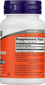 NOW FOODS Glutathione 250, 60 Cápsulas