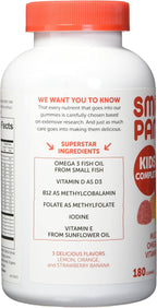 SmartyPants Multivitamínico Infantil Completo, 180 Gominolas