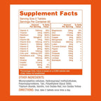 LOVITA Multivitamínico Premium para Adultos 30+ con Enzimas, Cúrcuma y Apoyo Nutricional Integral - 120 Comprimidos Vegetarianos