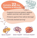 Body Kitchen Women’s Multivitamin with Optifolin+ & VitaCholine – 60 Cápsulas