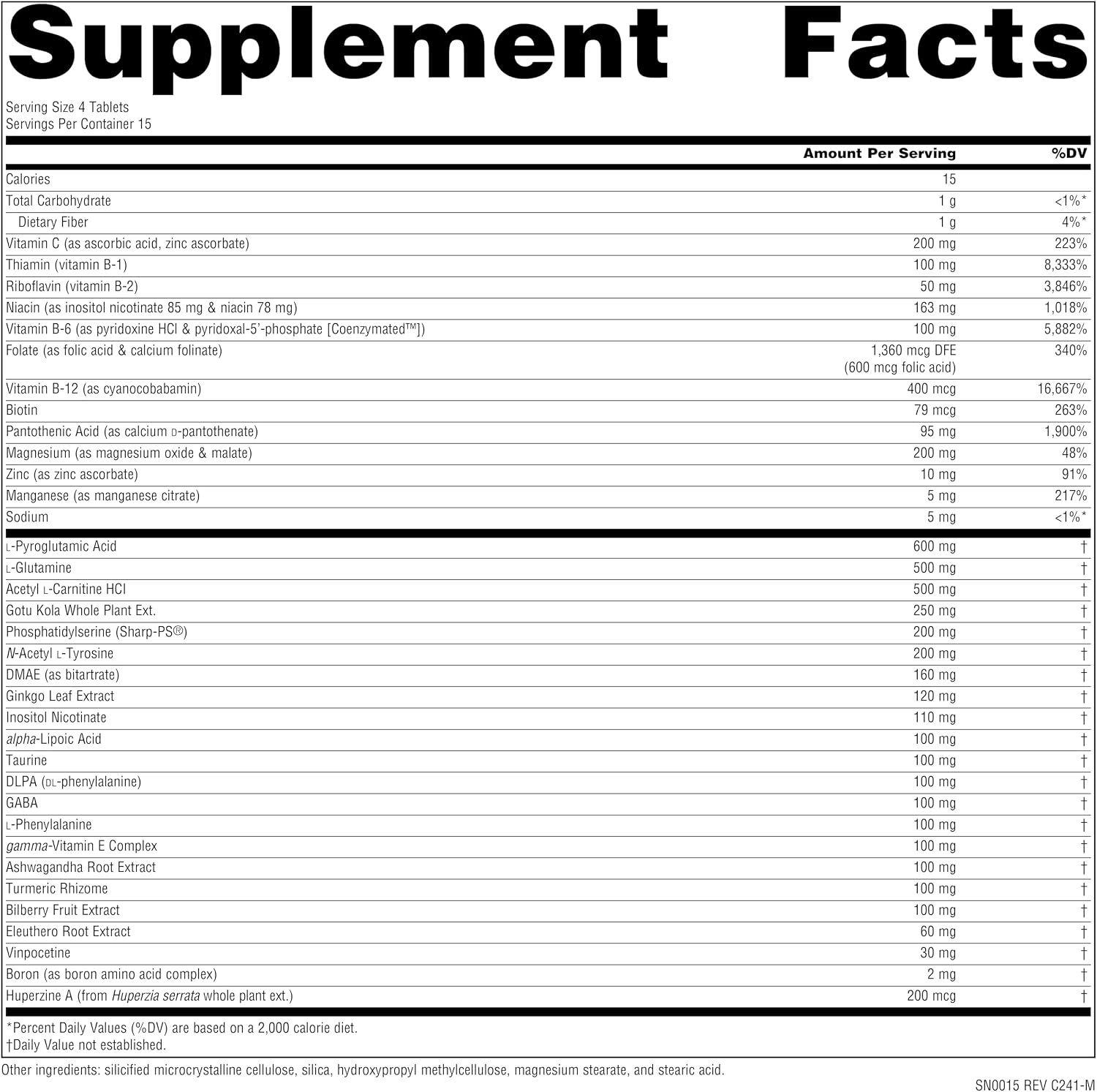 Source Naturals Higher Mind con Fosfatidilserina - 60 Cápsulas
