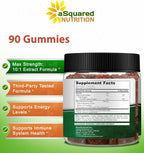 Gominolas de Bergamota Cítrica aSquared Nutrition - 500mg de Extracto por Ración - Alternativa Pura en Gominola a Cápsulas y Pastillas