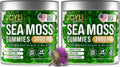 JOYLI Nutrition - Gominolas de Sea Moss para Adultos y Niños – Suplemento Vegano con Bladderwrack y Burdock Root – Sin Azúcar – 2 Paquetes de 60 Gominolas