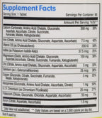 Viva Vitamins Complete Minerals - Suplemento Mineral Completo con Intermediarios del Ciclo de Krebs - 90 Comprimidos