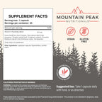 Mountain Peak Nutritionals Immuni-V - Suplemento de apoyo inmunitario con ácido húmico, extracto de olivo y saúco (60 cápsulas vegetarianas)