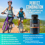 COSMIC WELLNESS Vitamina D3+K2 5000 UI con Bioperina