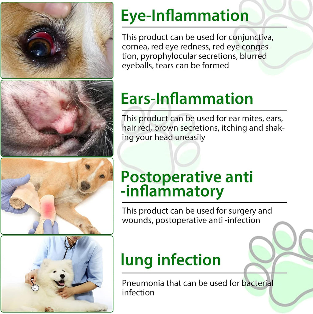 Antibióticos Naturales para Perros - Suplemento para Alergias y Picores con Vinagre de Manzana, Ajo, Pau D'Arco y Sello de Oro - Sabor a Bacon - 2 x 60ml