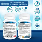 Bio Absorb Saccharomyces Boulardii Probiótico - 10 mil millones UFC, 60 cápsulas veganas
