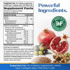 Purity Products Omega 3-6-9 Vegano – Fórmula 5 en 1 de Ácidos Grasos Esenciales (60 cápsulas blandas)