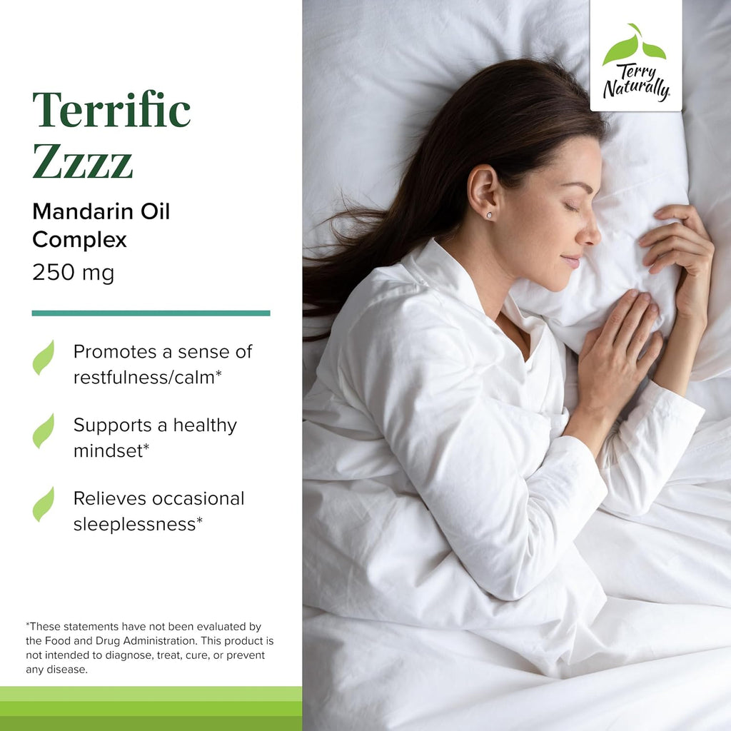 Terry Naturally Terrific Zzzz - 250 mg Tangerine Oil Complex, 30 Softgels