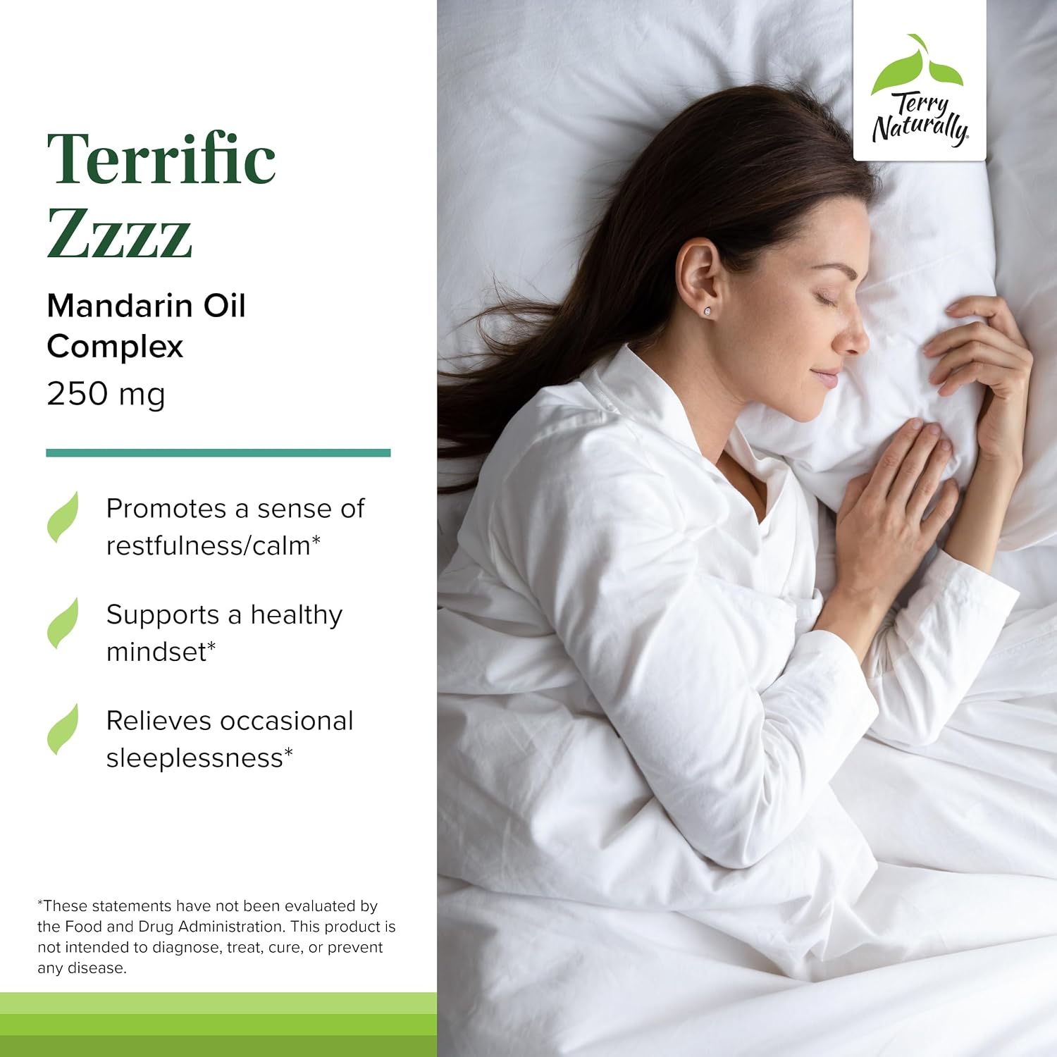 Terry Naturally Terrific Zzzz - 250 mg Tangerine Oil Complex, 30 Softgels