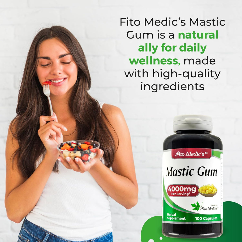Lab - Mastic Gum - 100 Cápsulas - FITO MEDIC'S