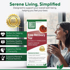 Ezee Recovery Tea – Mezcla de hierbas para la relajación y el bienestar – 20 bolsitas